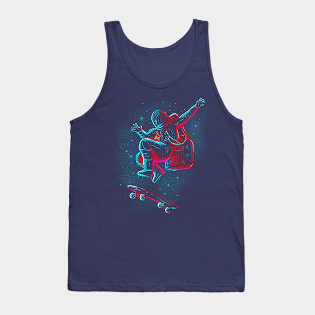 Astronaut Skater Tank Top by FerMinem